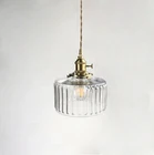 Цвет Nordic подвесной светильник стеклянный дизайн деко светодиодные подвесные светильники спальня современный медный японский светильник подвесной