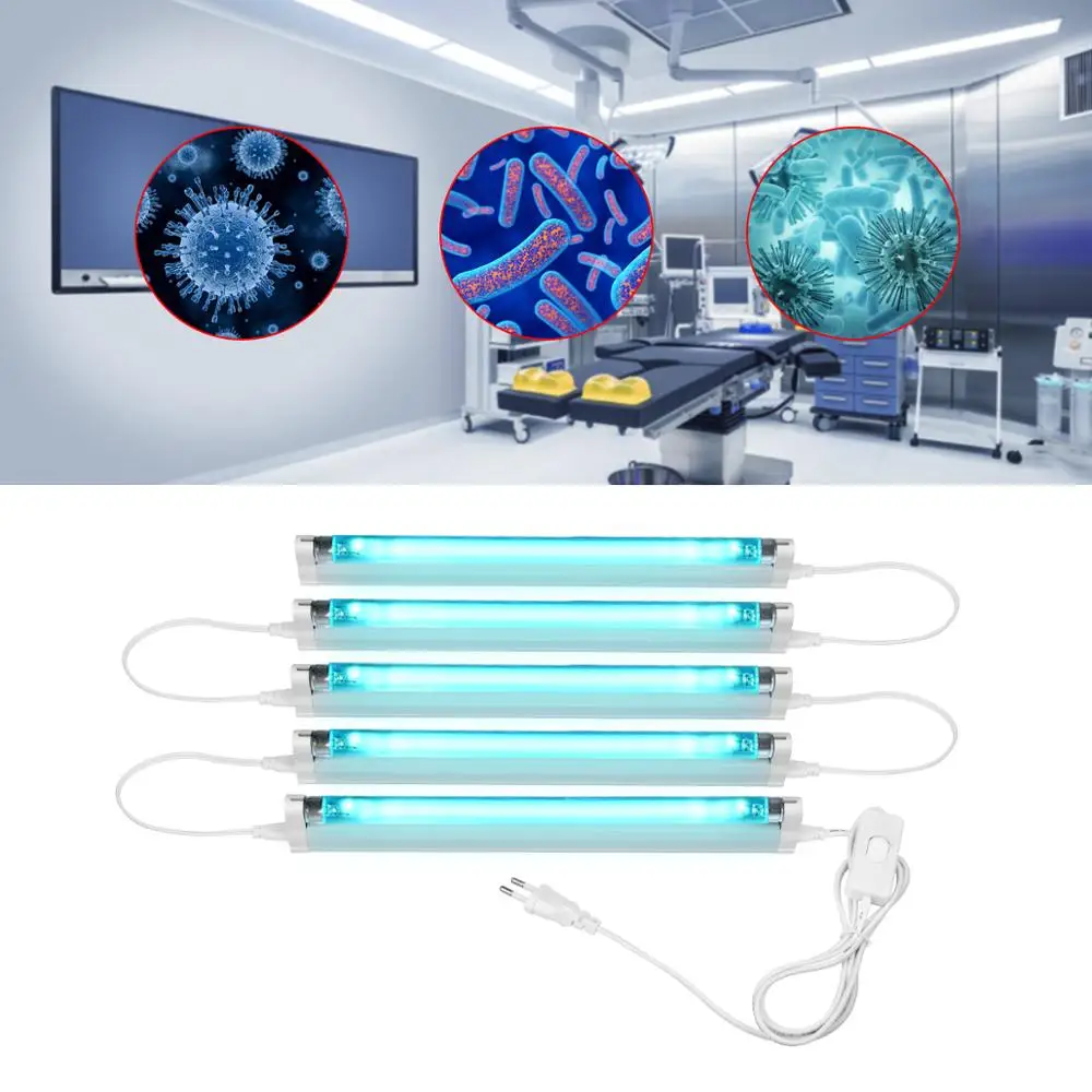 УФ стерилизатор светильник UVC UV C ультрафиолетовая лампа T5 трубка кварцевая