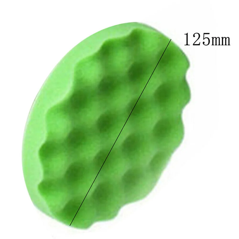 

9pcs 5in/125mm 125mm Waxing Buffing Sponge Buffer Polishing Pad For Car Polisher