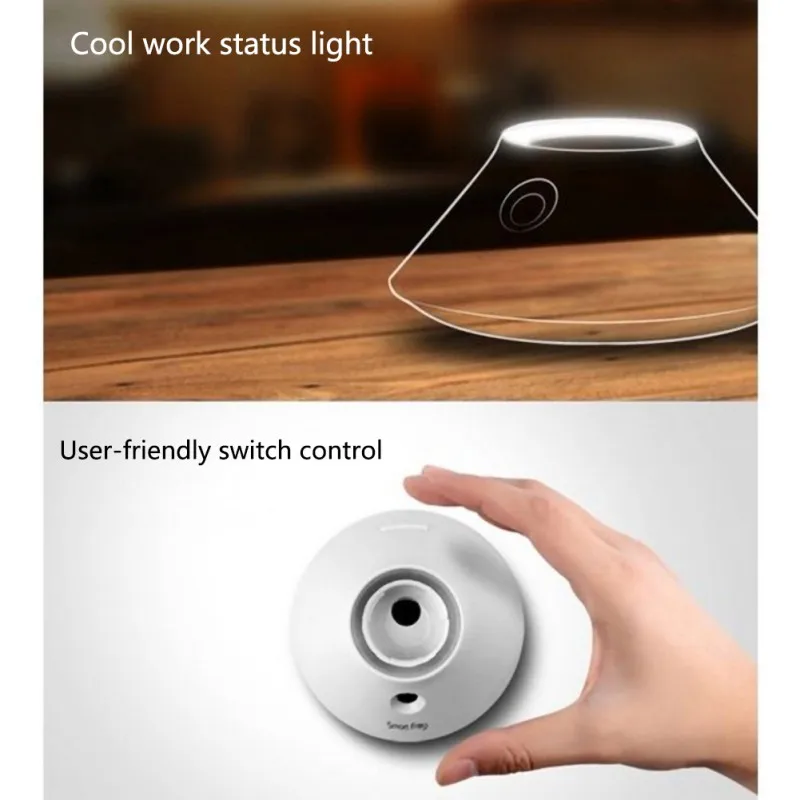 

Water Bottle Base Air Humidifier Mineral Home Office Indoor Room Mist Maker