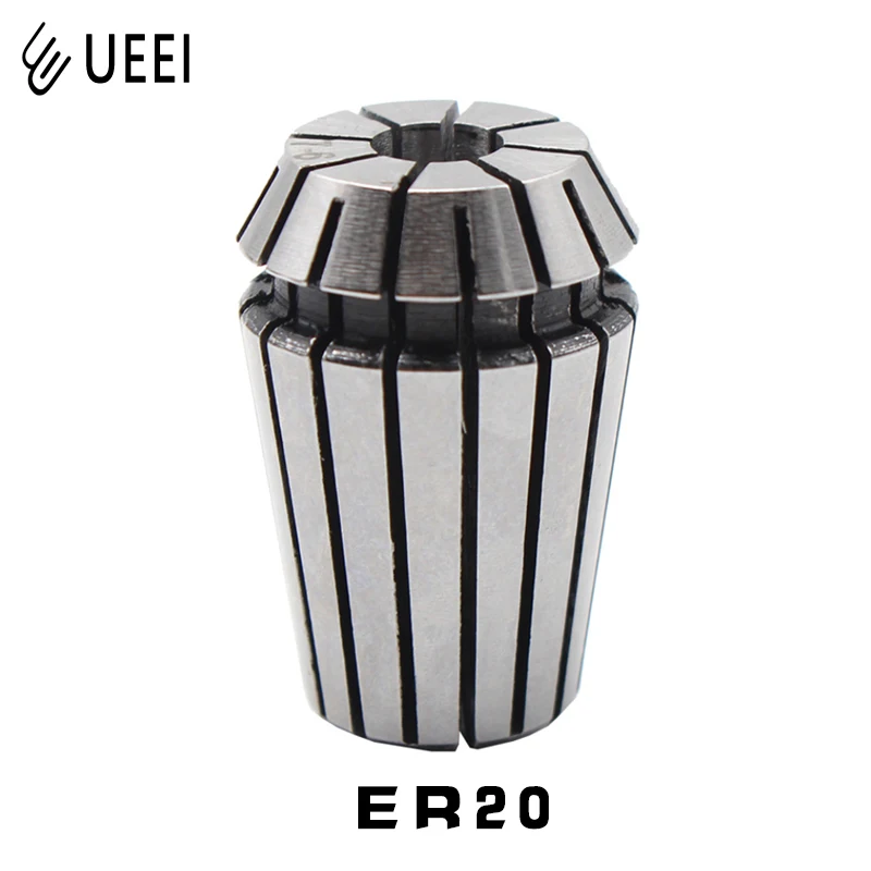 Пружинные Цанги ER20 комплект высокоточных цанг для гравировального станка с ЧПУ 1