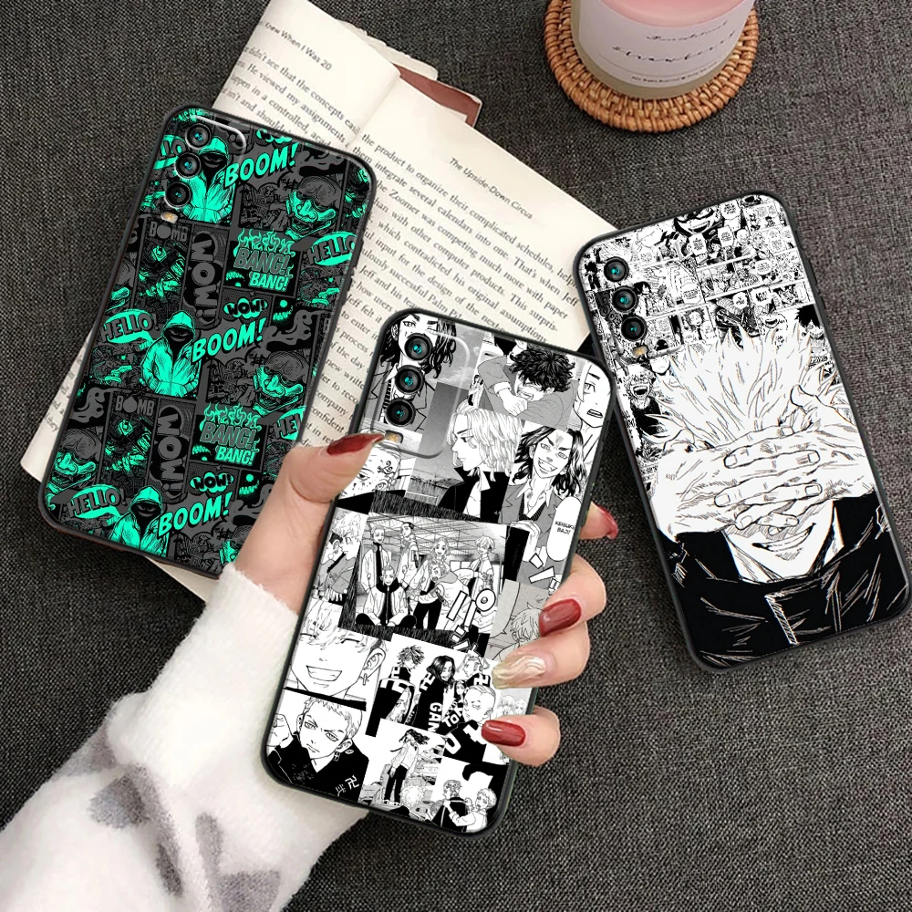 cartoon pictures phone case for xiaomi redmi note 9 10 pro max 5g 9t 9 9i 9at 9a 9c 10s soft funda hot anime cases back cover free global shipping