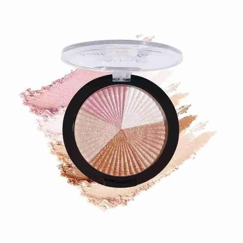

5 Colors Shimmer Highlighter Powder Palette Face Contouring Makeup Face Highlight Cosmetics Skin Brighten Bronzer A7E7