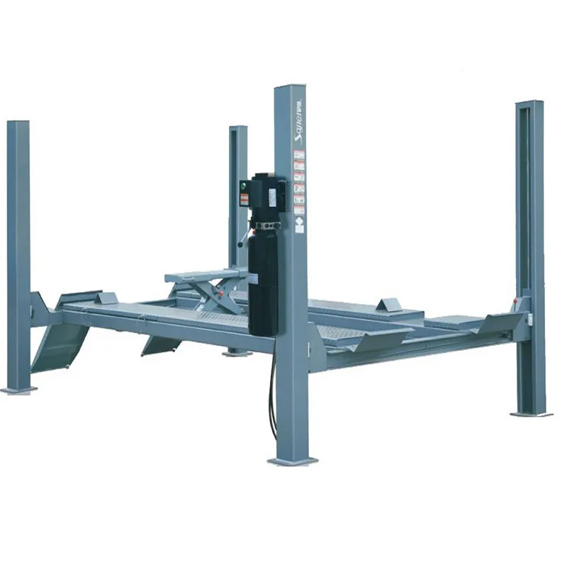 Хорошая производительность напольная плита 4 тонны четырехстоечный подъемник