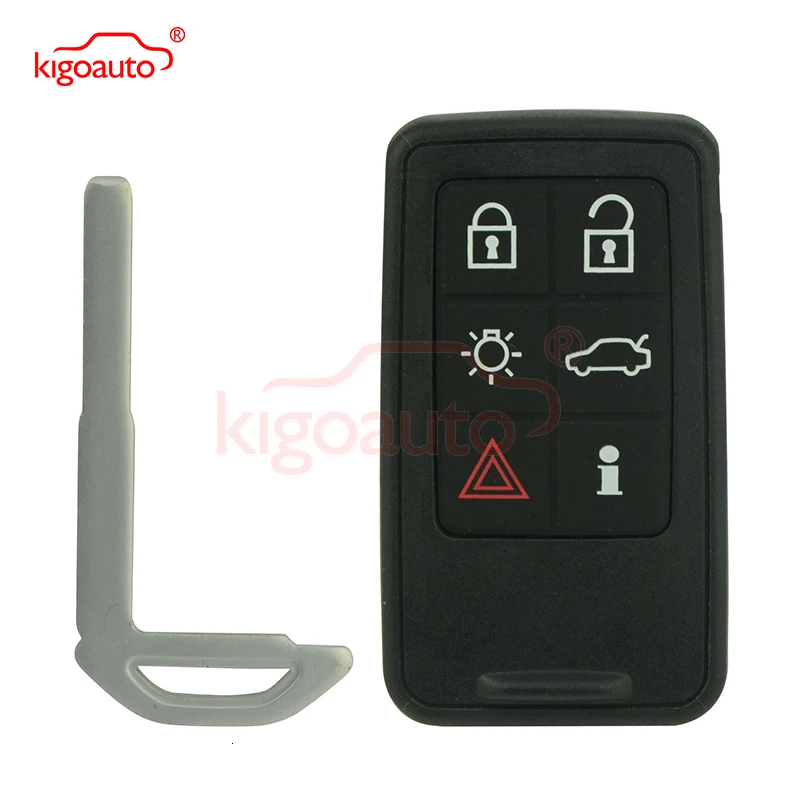 Корпус умного ключа оболочки крышки 6 кнопок для Volvo XC70 V70 XC60 S80 S60 2008 2009 2010 2011