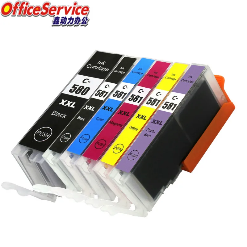 

PGI-580 CLI-581 PGI580 Compatible ink Cartridge For Canon TS8151 TS8152 TS8250 TS8251 TS8252 TS8350 TS9150 TS9155 TS9550 printer