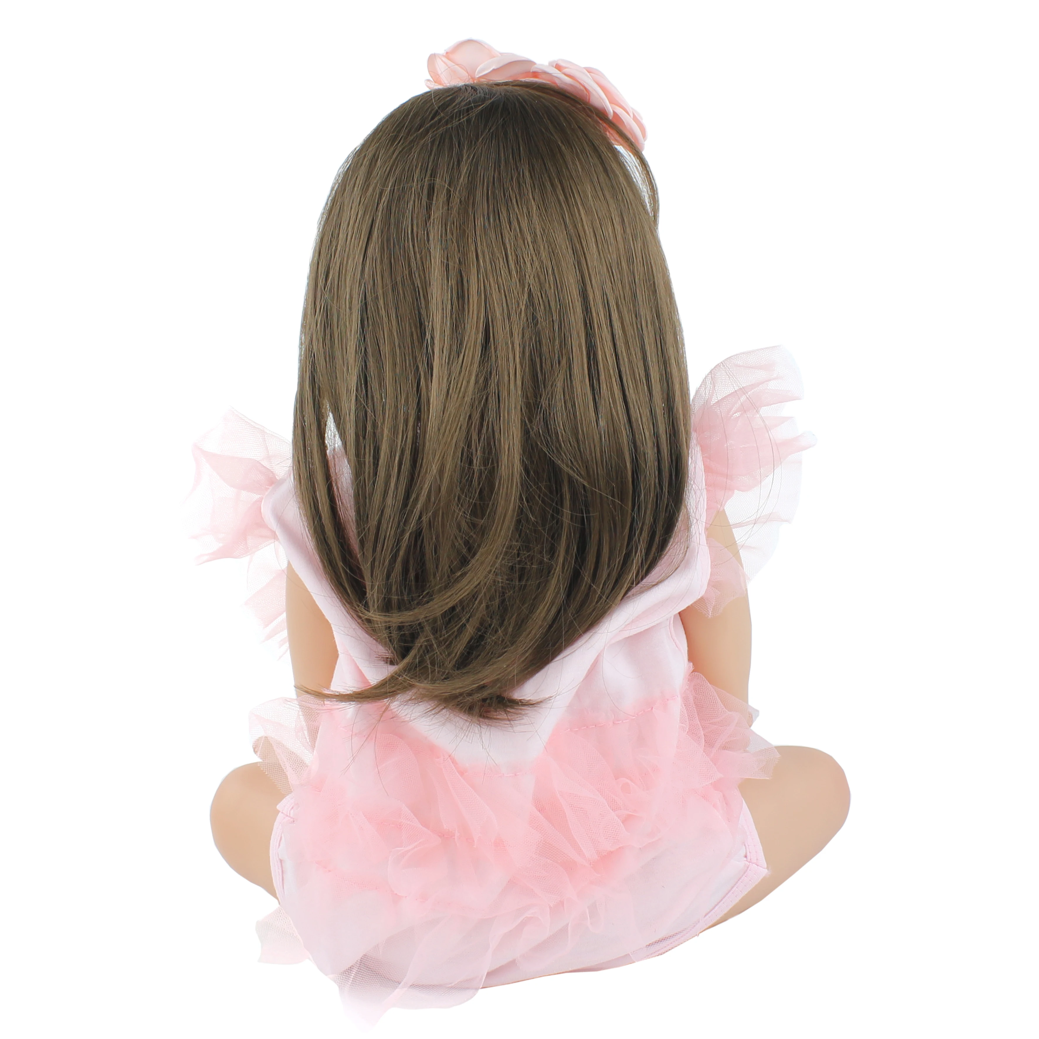 55cm Full Silicone Reborn Baby Doll Toy For Girl Boneca Vinyl Newborn Babies Princess Toddler Bebe Alive Kid Birthday Xmas Gift | Игрушки и