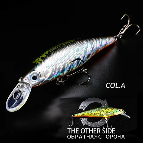 Bearking 80mm 9,9g Mergulhar 0,8-1,2m de qualidade de pesca isca dura isca de qualidade slim wobblers de peixinho de peixinho de isca artificial