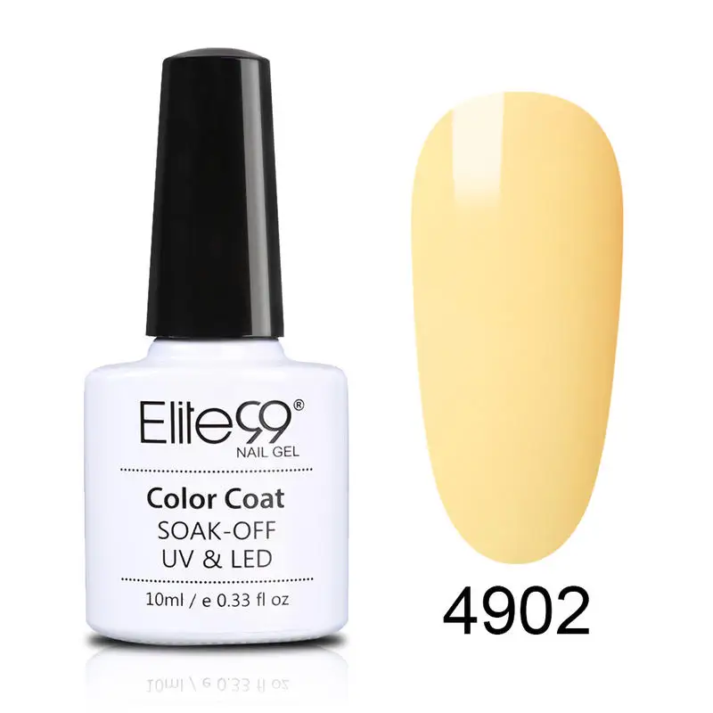 Elite99 10ml Macaron Candy Color Nail Gel Polish Vernis Semi Permanent UV Lacquer Art Varnish Soak Off | Красота и здоровье