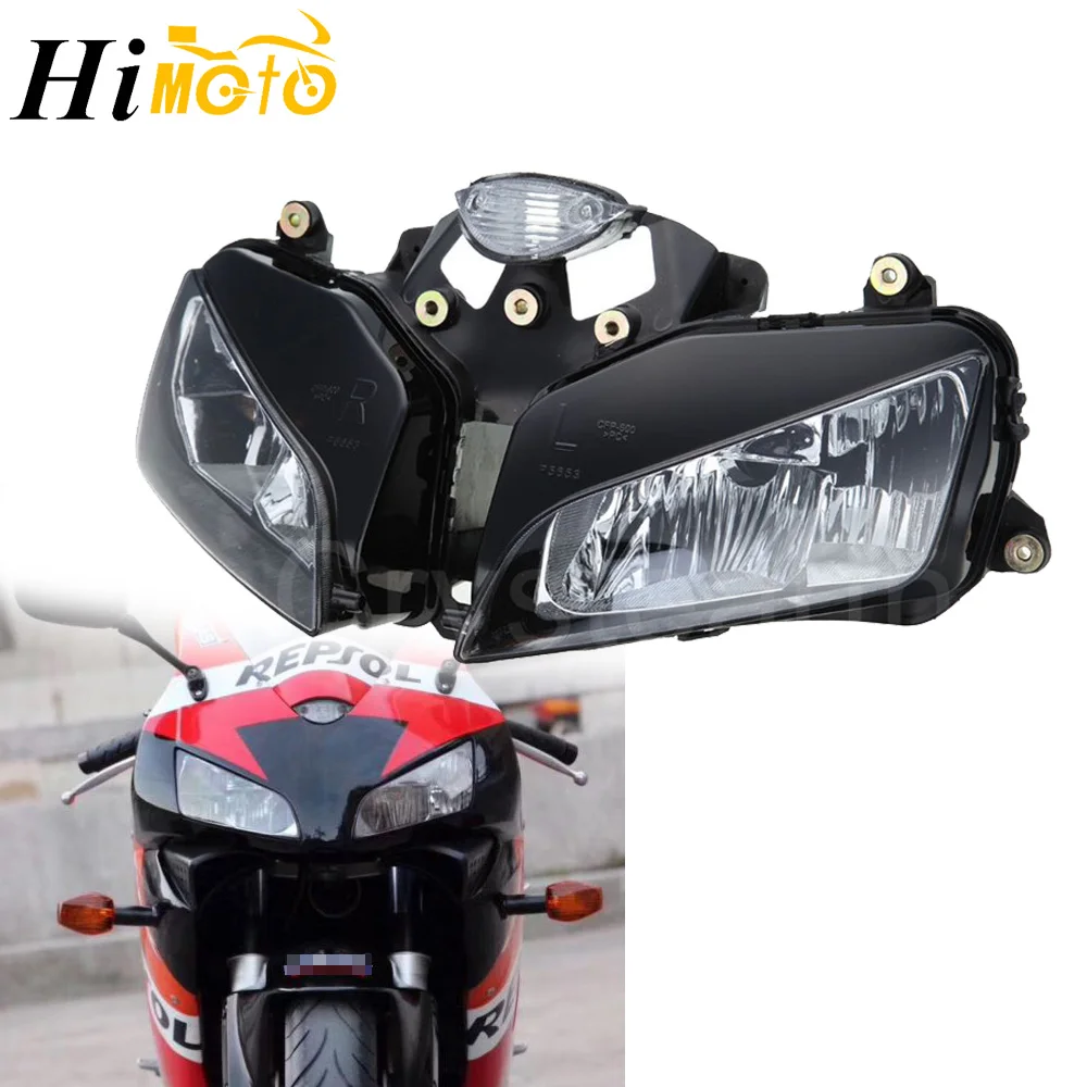 Передняя фара мотоцикла для Honda CBR600RR F5 2003 2004 2005 2006 CBR 600RR 600 RR 03 06 комплект налобного