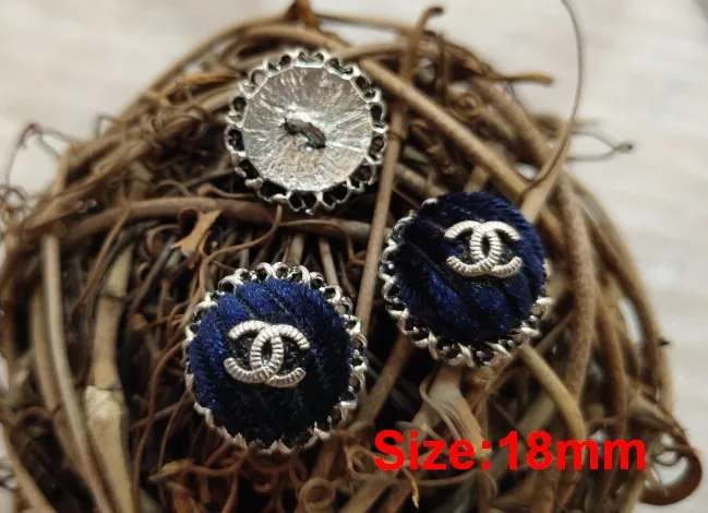 NO27 Size 18mm blue Новинка 10 шт. высококачественная металлическая куртка в форме сердца с капельным маслом и пуговицами аксессуары пальто свитер рубашка кнопка 18 мм - Цвет: NO27 Size 18mm blue