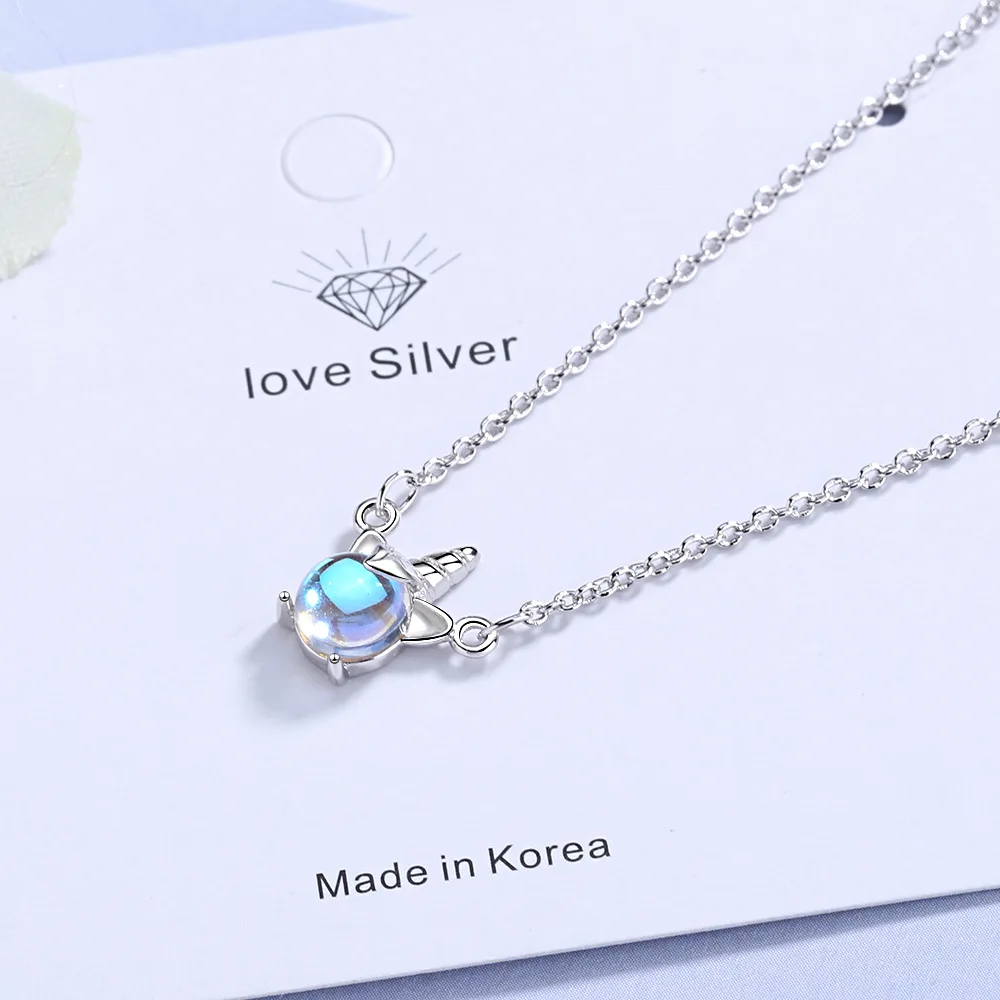 MEETSOFT посеребренное ожерелье с кулоном Минималистичная градиентная цепочка до