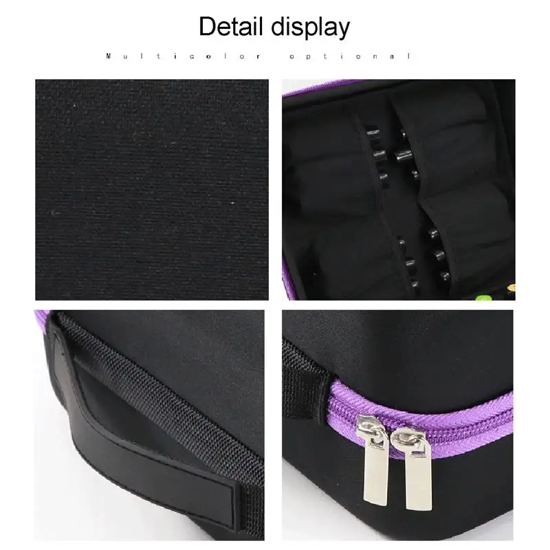 

70 Grids 15ml Essential Oil Bag Nail Storage Case Multi-function Makeup Perfume Storage Box Essential Oil Bottle Organizer
