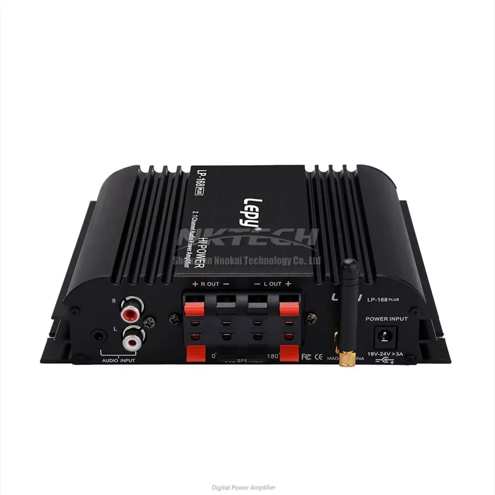 Цифровой стерео аудио усилитель мощности Lepy LP 168 Plus Hi Fi Автомобильный плеер Bluetooth 2