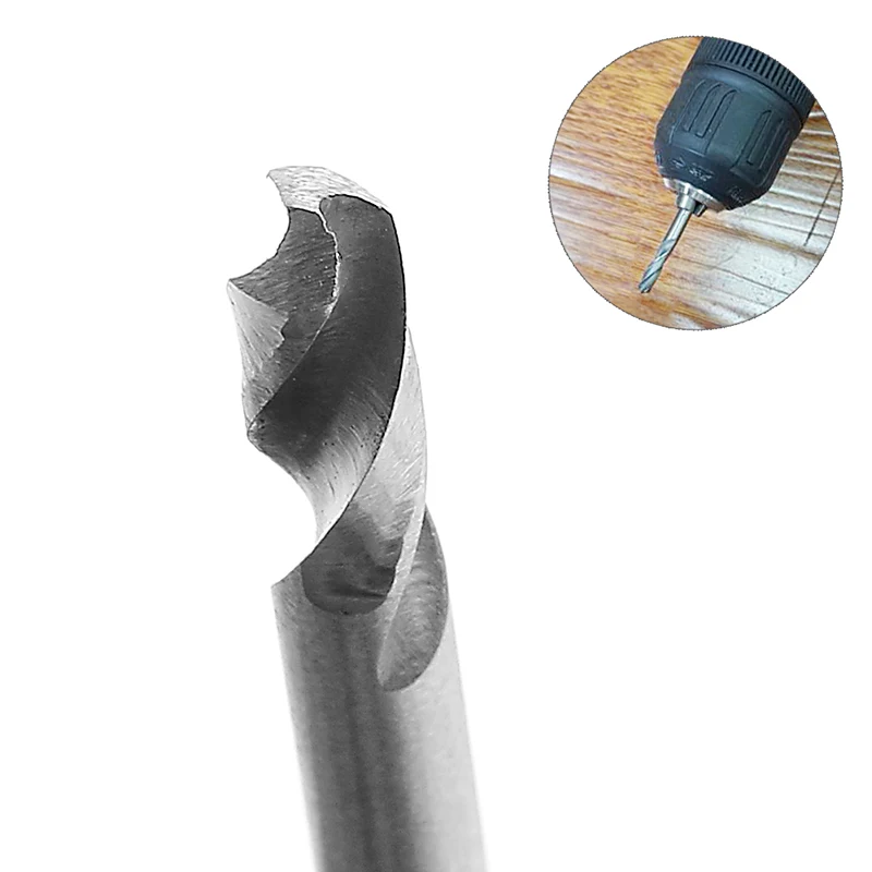 

C5AC 10Pcs 4.5mm HSS Double Ended Spiral Torsion Drill Tools Drill Set