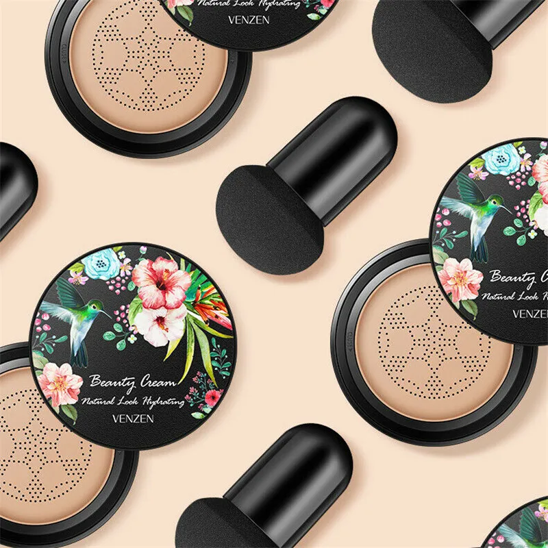 BIOAQUA VENZEN Air Cushion Moist Up Foundation BB Cream Concealer Makeup 15g |