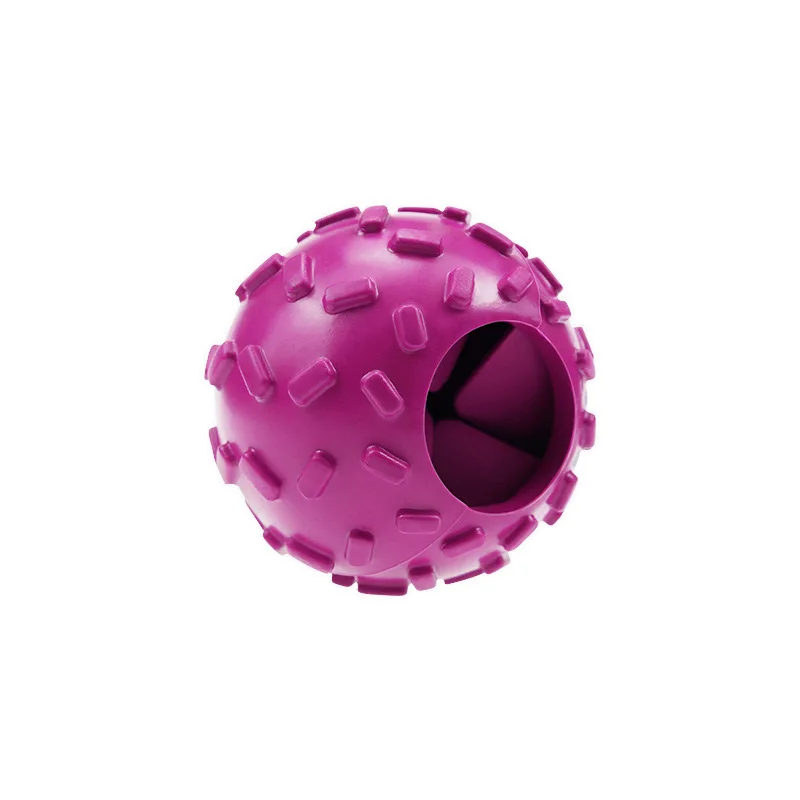 Pet интерактивные игрушки для собак дозатор корма для домашних животных игрушка эластичный шар жевательные игрушки для собак для домашних животных молярный зуб Чистящая Щетка - Цвет: 7.6cm type 7-4