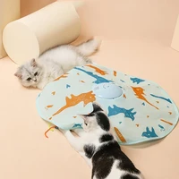 cat toy undercover fabric moving mouse feather mascotas toys teaser toy interactive cat crazy chat automatic smart pet pet h9x8
