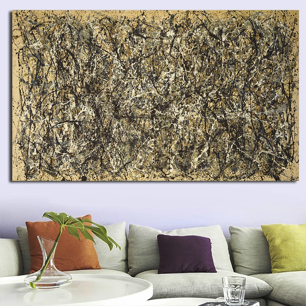 

Картина картина «One Number 31», Модульная картина, картина маслом, настенная, для дома, офиса, комнаты, плакаты-декорации Gift, Jackson Pollock