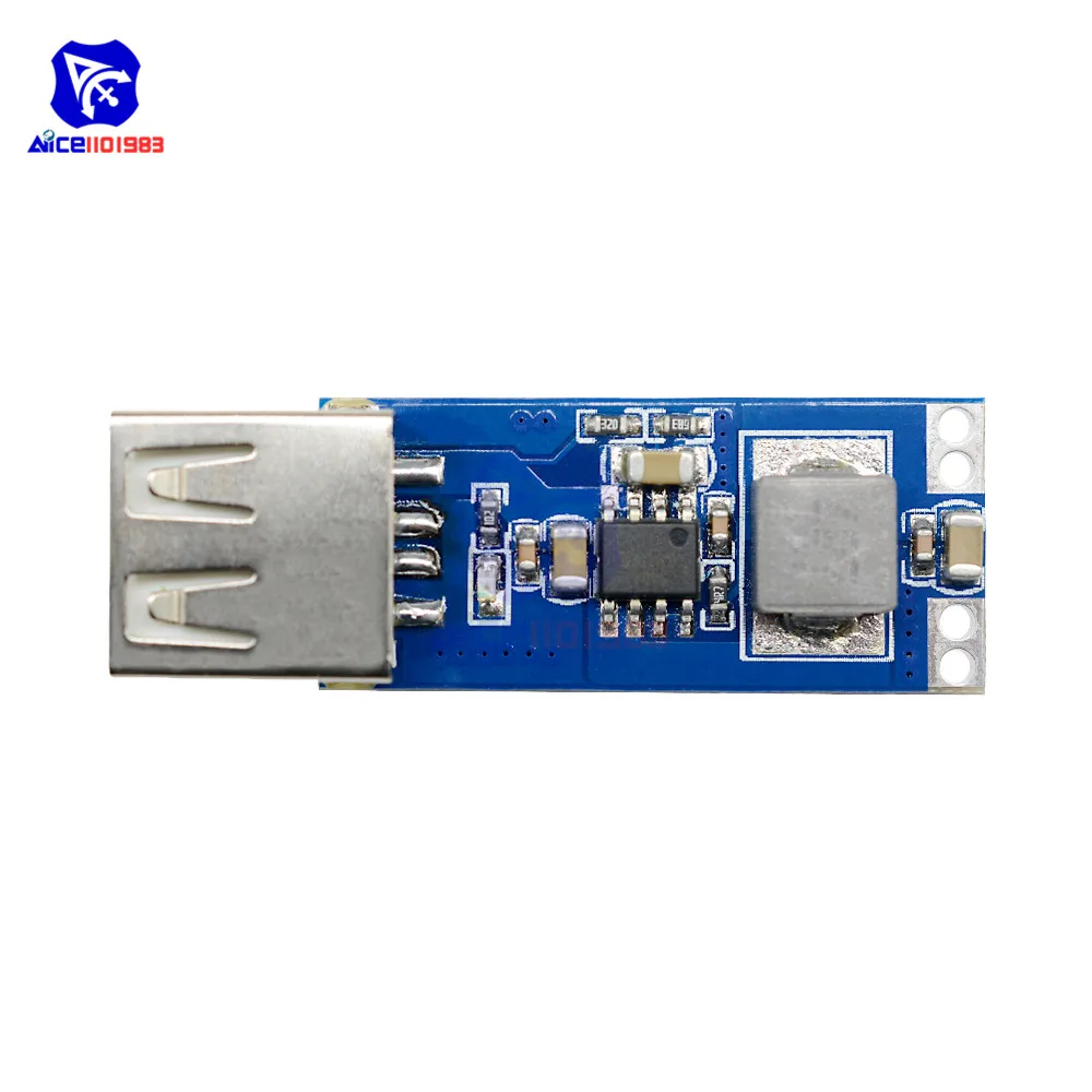 Модуль повышения мощности diymore USB 3 в В 7 4 2 до 5 1 А плата преобразователя|dc-dc 3v|dc-dc