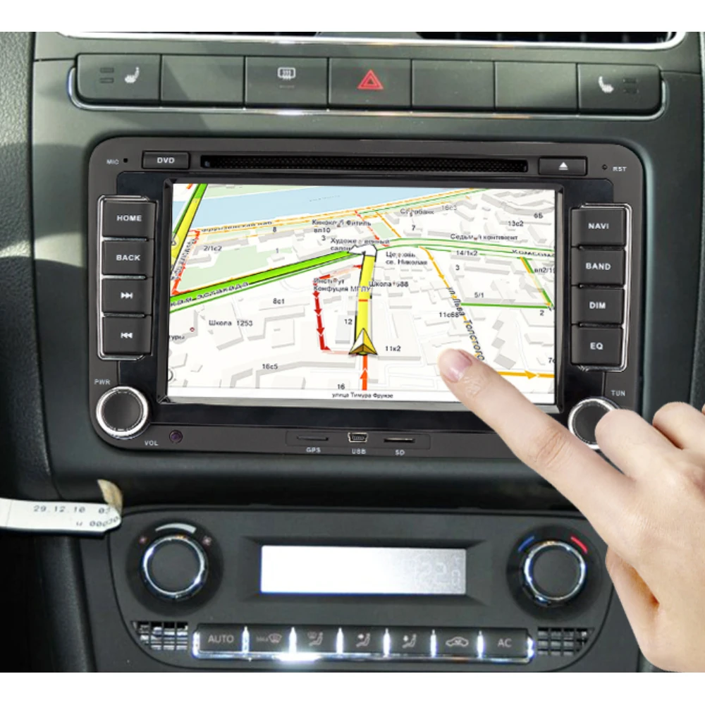 Автомобильный dvd плеер Eunavi 2 Din для VW GOLF POLO JETTA MK5 MK6 PASSAT B6 SKODA TOURAN с 3G USB GPS BT IPOD FM RDS mirror