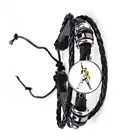 20 мм стеклянный кабошон в стиле ретро, кожаный браслет с Фредди Меркьюри, милые ювелирные изделия, аксессуары для мужчин и женщин, регулируемый браслет в подарок