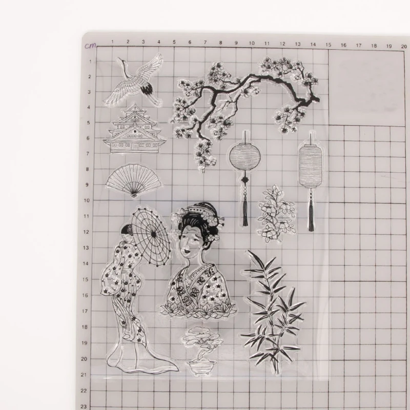 Классическая красивая силиконовая прозрачная печать Штамп для рукоделия