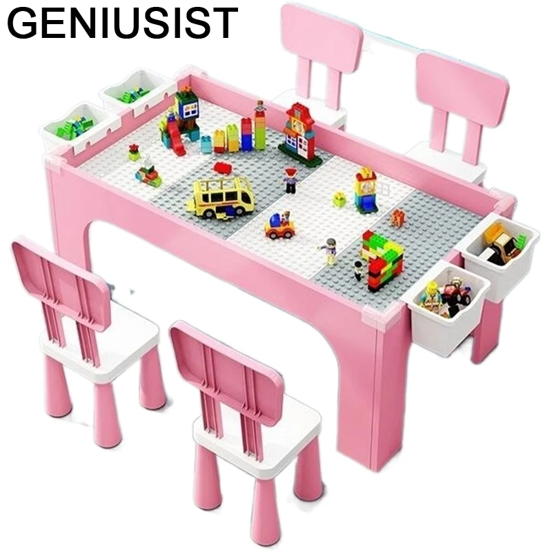 

Infantil Kindertisch Children Play Tavolino Bambini for Stolik Dla Dzieci Chair and Game Kinder Study Bureau Enfant Kids Table