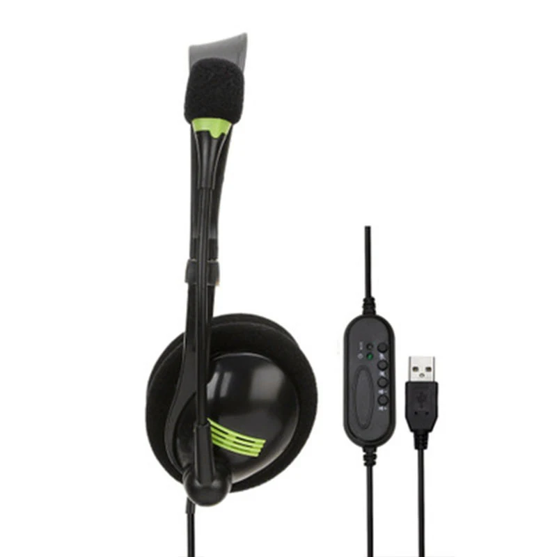 USB Headset Computer Headphone with Microphone Noise Cancelling Lightweight Office Business MSU88 | Красота и здоровье