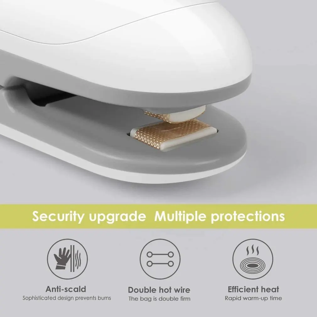 

Portable Plastic Bag Sealing Machine Small Hand Pressure Food Bag Sealer Household Plastic Sealing Machine