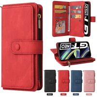 realme gt neo 5g 2021 flip multifunction card case for oppo realme gt g t leather zipper wallet case realme gt neo flash cover