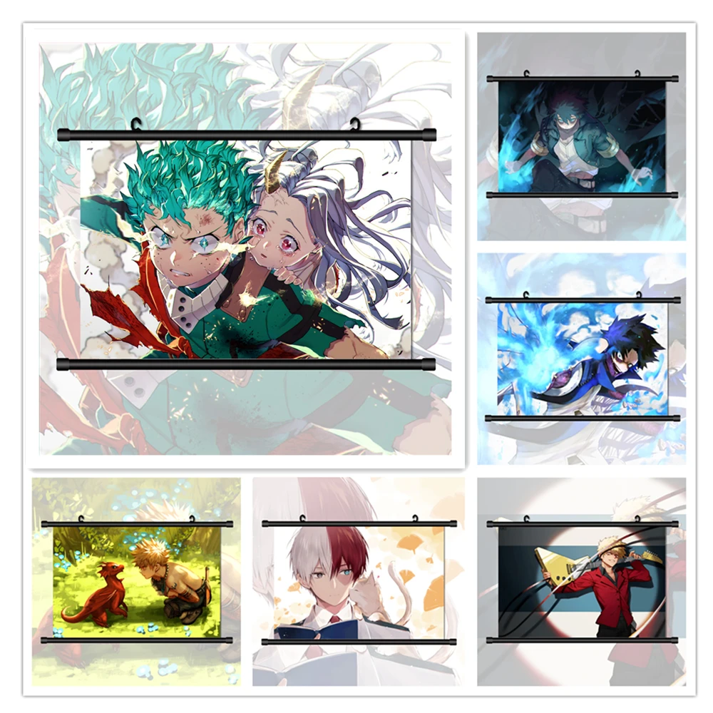

Boku no Hero Academia Anime Manga HD Print Wall Poster Scroll