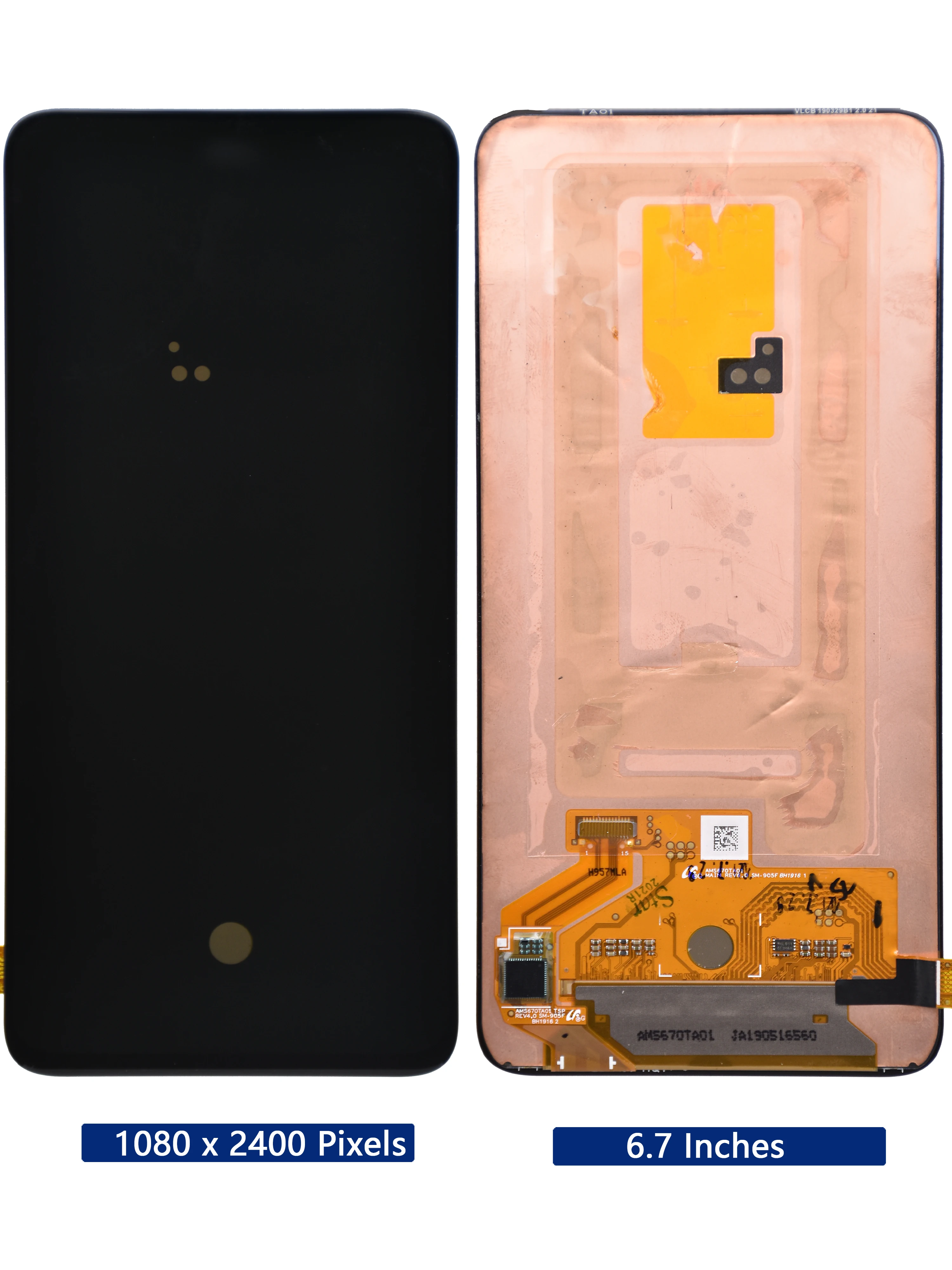 ЖК-дисплей AMOLED 6 7 дюйма для Samsung Galaxy A80 A805 SM-A805F A90 A905F сенсорный экран с дигитайзером