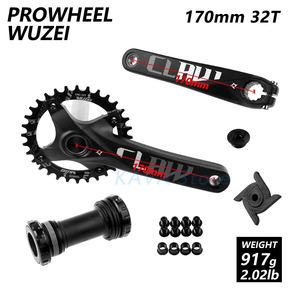 CLAW 170 32T BB SENSAH RX10 1X10 Скорость M6000 горы mtb велосипеда велосипедные переключатели 11-42/46/50T маховик KMC X10 цепи GXP 104BCD шатун со звездочкой - Цвет: CLAW 170 32T BB