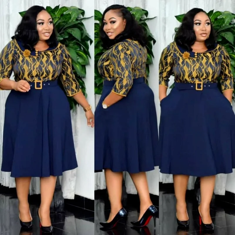 Африканские платья для женщин 2021 африканская одежда платье с принтом женская