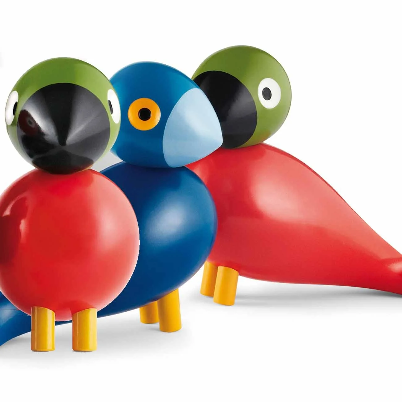 Скандинавские деревянные фигурки птиц резьба по дереву кукла цветная окрашенная