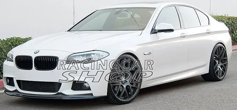 Передний спойлер из углеродного волокна AK Style для BMW 5 SERIES F10 MTech Msport Бампер 2011UP
