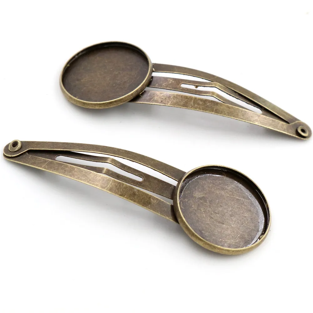 12 20 мм 10 шт Высокое качество 4 цвета покрытый медным материалом заколка для волос