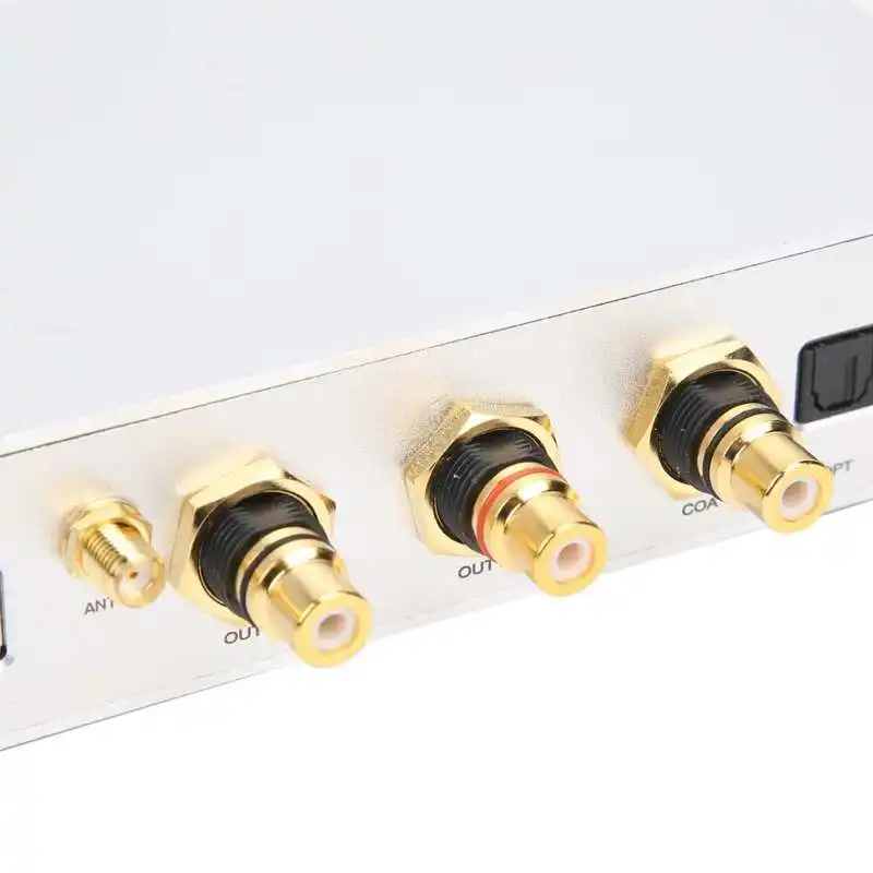 

Aluminum Alloy Decoder DAC Decoder Fiber Optic Coaxial USB 5.0 ES9038 Q2M EU Plug 100-240VAC QCC3008 Decoder