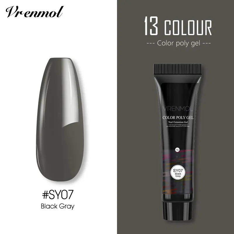 15ml SY07 Vrenmol, не очищающее верхнее покрытие, верхнее покрытие, Базовое покрытие, основа, грунтовка, Гель-лак для ногтей, УФ светодиодный Гель-лак, впитывающий Гель-лак - Цвет: 15ml SY07