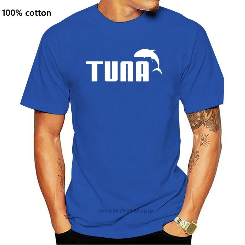 

New Tuna tshirt Fashion pumsa Parody Fishing Birthday Dad Slogan Father's Day Funny Top Men Women Gift Unisex t shirt