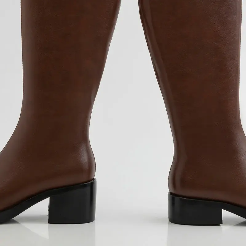 

Euro Style Female High Heels Fashion Party Night Club Shoes Woman Winter autumn Women Knee High Western Boots