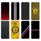 Черный чехол из ТПУ для Xiaomi Redmi 7A, 8, 8A, 9, 9A, 9C, чехол для Redmi Note 8T, 8 Pro, T, Note 9, 9S, 9 Pro, чехол с принтом из углеродного волокна для автомобиля