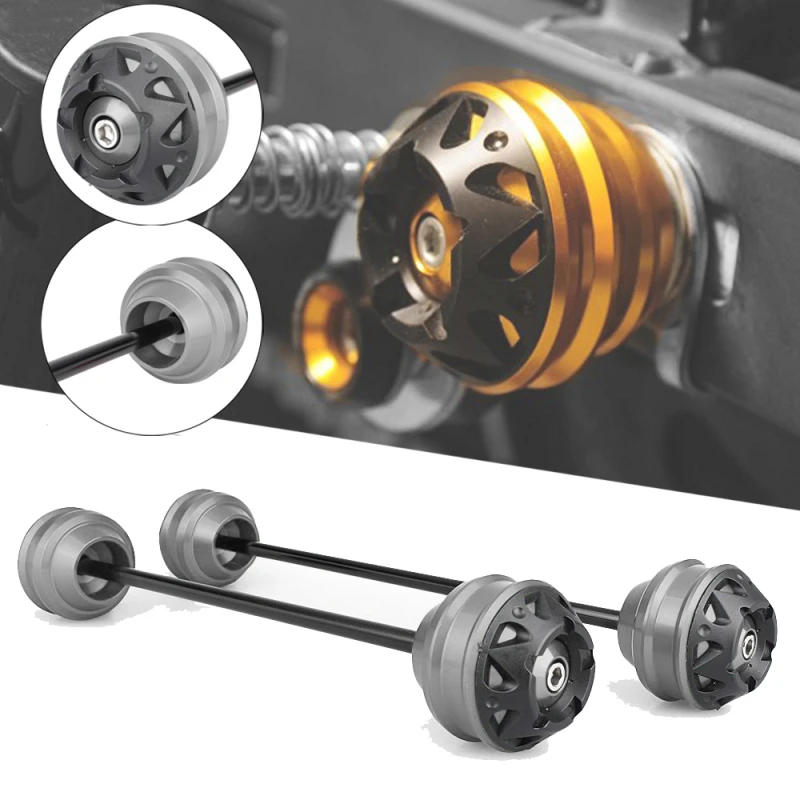 Передняя и задняя осевые ползунки для защиты вилочного колеса MTKRACING комплект