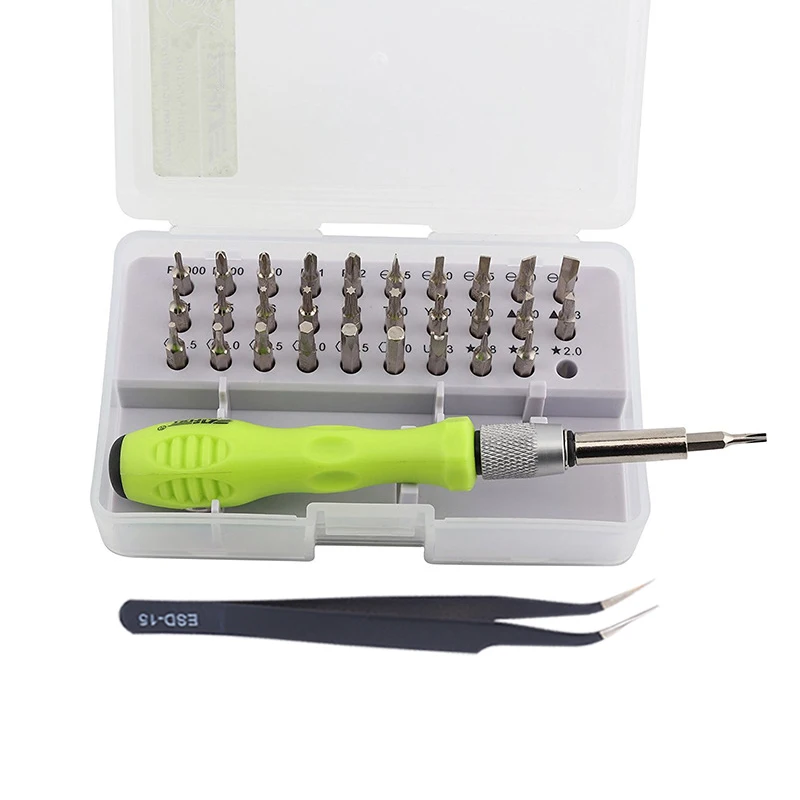 

Набор прецизионных отверток 33 в 1, Мини магнитные отвертки, набор для мобильного телефона, для Ipad, камеры, инструмент для технического обслуж...
