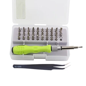 Набор прецизионных отверток 33 в 1, Мини магнитные отвертки, набор для мобильного телефона, для Ipad, камеры, инструмент для технического обслуживания с пинцетом