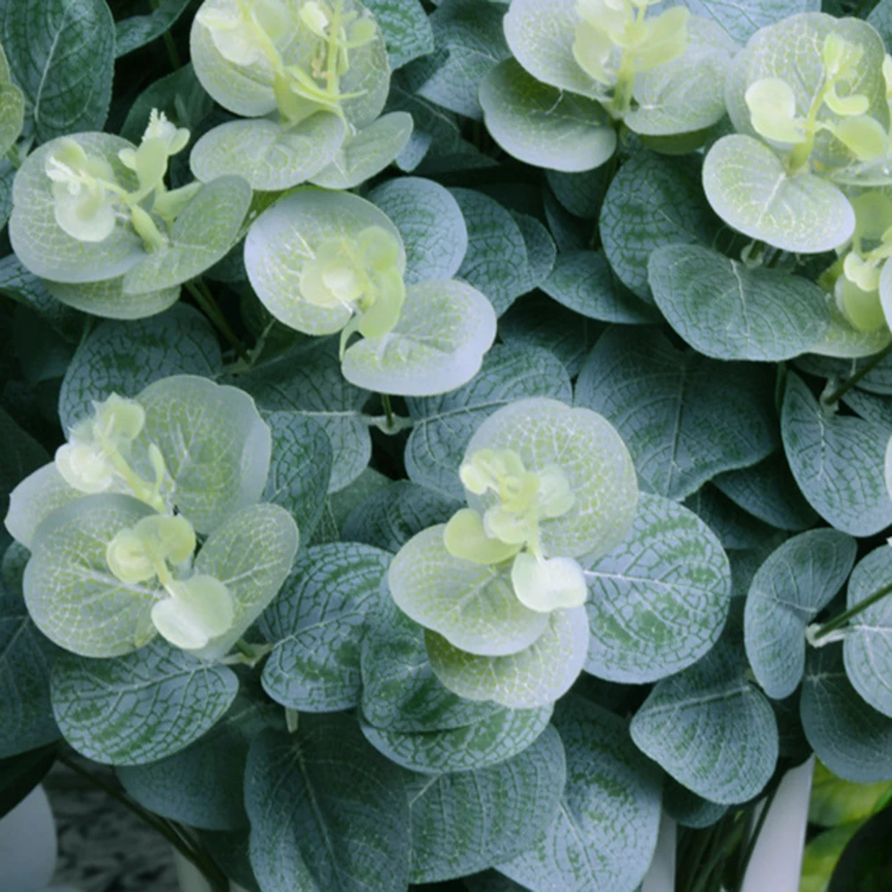 Искусственные листья эвкалипта 16 головок|Искусственные и сухие цветы| |