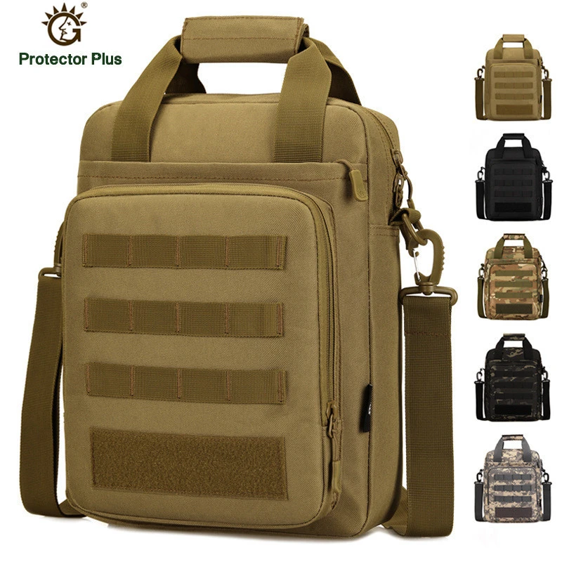 

New hunting bag 12 inch laptop Battlefield Tote Tactical Shoulder handbag computer Tear-resistant nylon Waterproof Men business