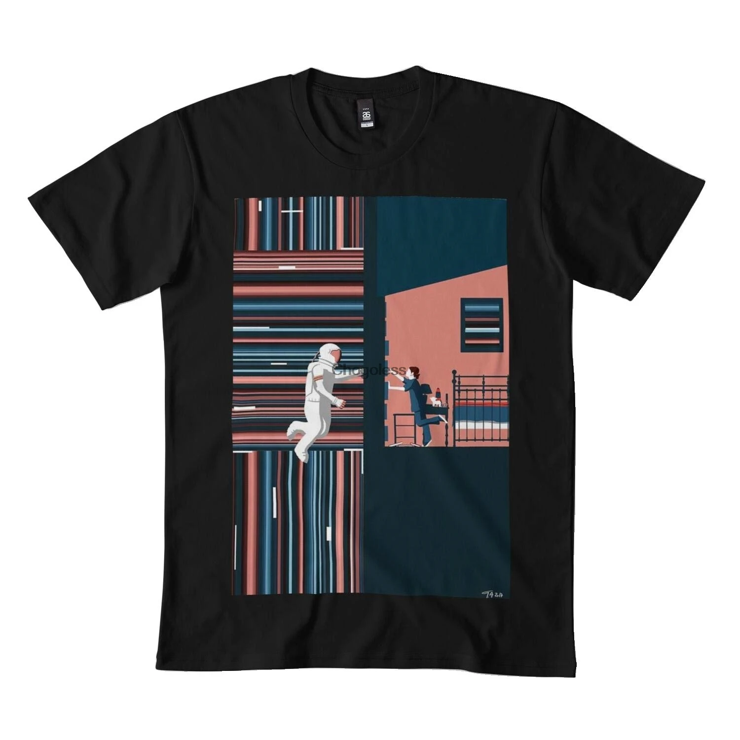 

DMNTeestore Interstellar Active t-Shirt for Men t-Shirt for Women DMN Black