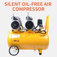 1pc um 50l oil free silent copper wire air compressor dental pump air pump compressor woodworking paint machine 220v